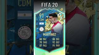 Lisandro Martínez FIFA Evolution 🇦🇷 Fifa 20  Fifa 23 [upl. by Bondon662]