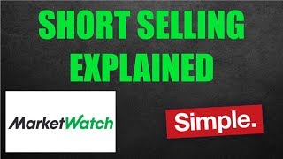 MarketWatch Stock Game Short Selling Explained For Beginners [upl. by Marillin]