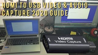 HDMI Video Capture to USB Recorder 2020 Guide and Review [upl. by Gnah]