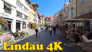 Lindau Germany Walking tour 4K [upl. by Volpe]