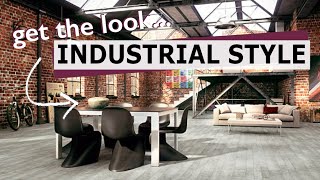 How to decorate in the Industrial Design Style  Interior Design [upl. by Iorgos375]