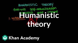 Humanistic theory  Behavior  MCAT  Khan Academy [upl. by Noak]