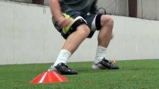 Speed Training  4 Cone Drill  Agility Drill [upl. by Noswal]