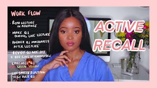 How I consistently get 100 in medical school exams ACTIVE RECALL [upl. by Ybbil]