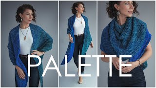 How to Knit this GORGEOUS Shawl Easy Beginner Knitting Pattern [upl. by Nuzzi]