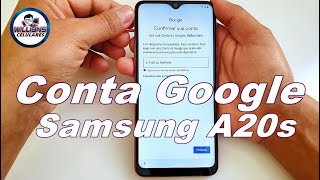 Como Desbloquear Conta Google Samsung A20s android 9 em 3 minutos [upl. by Wendelina]