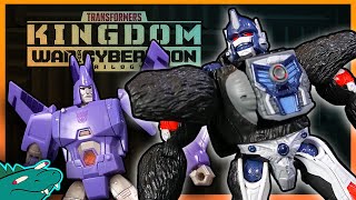 Transformers KINGDOM  Optimus Primal  Cyclonus  JobbytheHong Review [upl. by Elocal786]