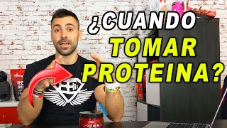 ➤ ¿CUANDO tomar PROTEÍNA  TRUCOS ✅ [upl. by Antin48]