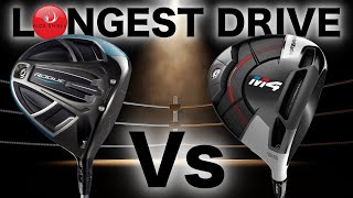 LONGEST DRIVE COMP CALLAWAY ROGUE Vs TAYLORMADE M4 DRIVER [upl. by Artimas]