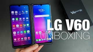 LG V60 with Dual Screen Unboxing and Tour [upl. by Tilney124]