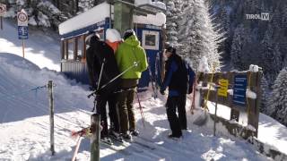 Mit der KarwendelBergbahn im Winter auf den Zwölferkopf [upl. by Ailad782]