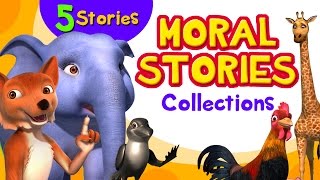 5 Short Stories for Kids with moral  Infobells [upl. by Itsrejk]