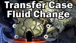 How to change Transfer Case Fluid Easy [upl. by Zetnauq]