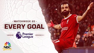 Every Premier League goal from Matchweek 20 202324  NBC Sports [upl. by Johnsten]