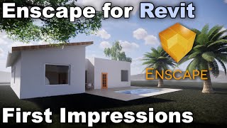 Enscape for Revit  First Impressions [upl. by Nosyerg]