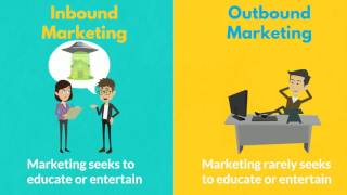 Difference between Inbound Marketing Vs Outbound Marketing [upl. by Gabie]