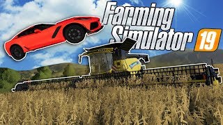 BAD FARMERS RACE CORVETTES amp FARM SOYBEANS  Farming Simulator 19 Multiplayer Mod Gameplay [upl. by Dorina]