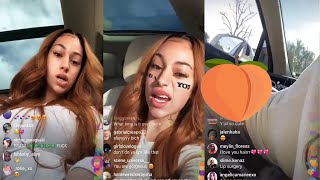 Danielle Bregoli Live Bhad Bhabie Instagram Live Shows Off Moves 👀  January 7th 2020 [upl. by Risley580]