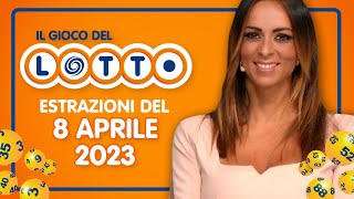 Estrazione in diretta del Gioco del Lotto e del Simbolotto di Sabato 8 Aprile 2023 [upl. by Reina]