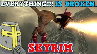 Breaking Skyrim With Mods The Elder Scrolls is broken Feat The Spiffing Brit amp Sorrow TV  Part 1 [upl. by Edrock]