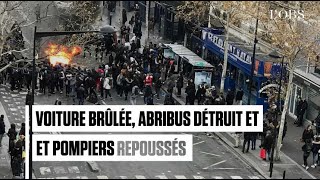 Aubervilliers  scènes de violences aux abords dun lycée [upl. by Benildis354]