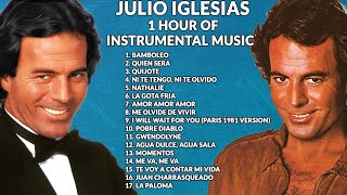 Julio Iglesias  1 hour of Instrumental music [upl. by Anadal]