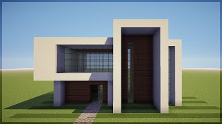 Minecraft CONSTRUA UMA CASA MODERNA BONITA RÁPIDA E FÁCIL [upl. by Daggett410]