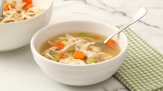 Classic ChickenVegetable Soup Martha Stewart [upl. by Ilesara]