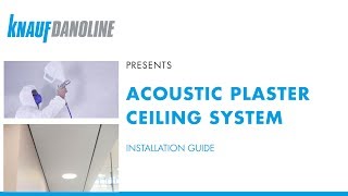 Knauf Danoline Kraft Acoustic Plaster Ceiling System [upl. by Toile]