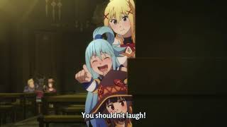 Konosuba 2 OVA  Aqua Laughing 2 ft Darkness and Megumin [upl. by Lana665]