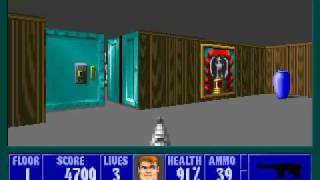 Wolfenstein 3D Gameplay [upl. by Eceinert]