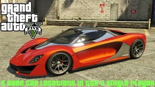 5 Rare Car Locations In GTA 5 Single Player [upl. by Manville]