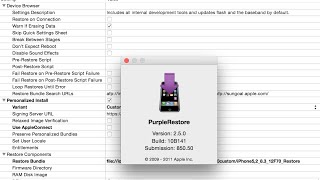 Install Custom Firmware ipsw iphone 4S 5 with purple restore icloud bypass [upl. by Tamis384]