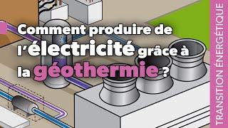 Comment produire de l’électricité grâce à la géothermie [upl. by Hahsia]