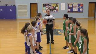 Bremen at Triton  5th Grade Girls Basketball A game 🏀 2132019 [upl. by Acihsay]