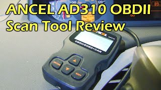 ANCEL AD310 OBDII Diagnostic Scan Tool Code Reader [upl. by Hekker470]