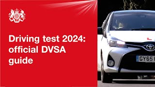 Driving test 2024 official DVSA guide [upl. by Acinhoj]