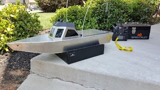 Aluminum RC Jet Boat part 11 The build process [upl. by Ottilie]