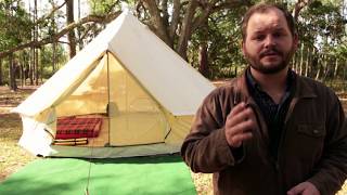 Cotton Canvas Bell Tent  Regatta 13  Exclusive Review for Camping and Glamping [upl. by Joleen]