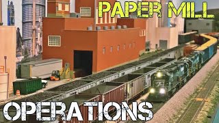 Realistic Operations  Paper Mills and Steep Grades in HO [upl. by Colet]