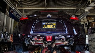 2017 Nissan 370z Greddy Evolution GT Exhaust Install PLUS Crazy exhaust Noises [upl. by Akoyin]