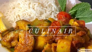 HOMEMADE COURGETTE RECIPE  VEGAN  QUICK amp EASY [upl. by Ecinnaj]