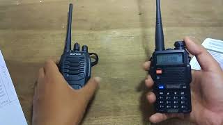 SETTING HT BAOFENG UV5R DUAL BAND DENGAN BF888S SINGLE BAND UHF [upl. by Netsirhk]