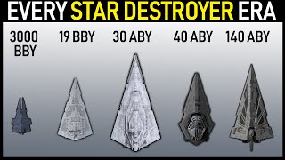 Every Era of Star Destroyer Legends and Canon [upl. by Ruskin]