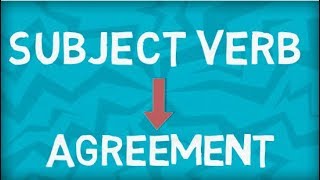 Subject Verb Agreement  Basic Rules [upl. by Kram548]