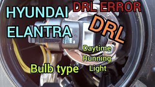 HYUNDAI ELANTRA SE DAYTIME RUNNING LIGHT DRL LOCATION [upl. by Chaiken]