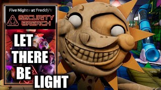 FNAF Security Breach – Sun amp Moon Boss Fight  Let There Be Light  Walkthrough Part 4 [upl. by Hayyim]