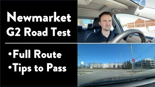 Newmarket G2 Road Test  Full Route amp Tips on How to Pass Your Driving Test [upl. by Levins697]