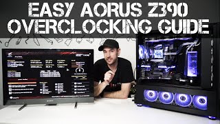 EASY 5GHZ OVERCLOCKING GUIDE  Z390 Aorus Motherboards [upl. by Nyra]