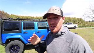 Smittybilt SRC Roof Rack Installation  Jeep Wrangler JK [upl. by Collete85]